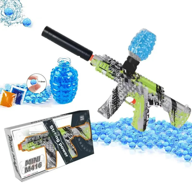 Armas Elétrica Gel Blaster Gun Brinquedos Crianças Disparando bolinhas de gel