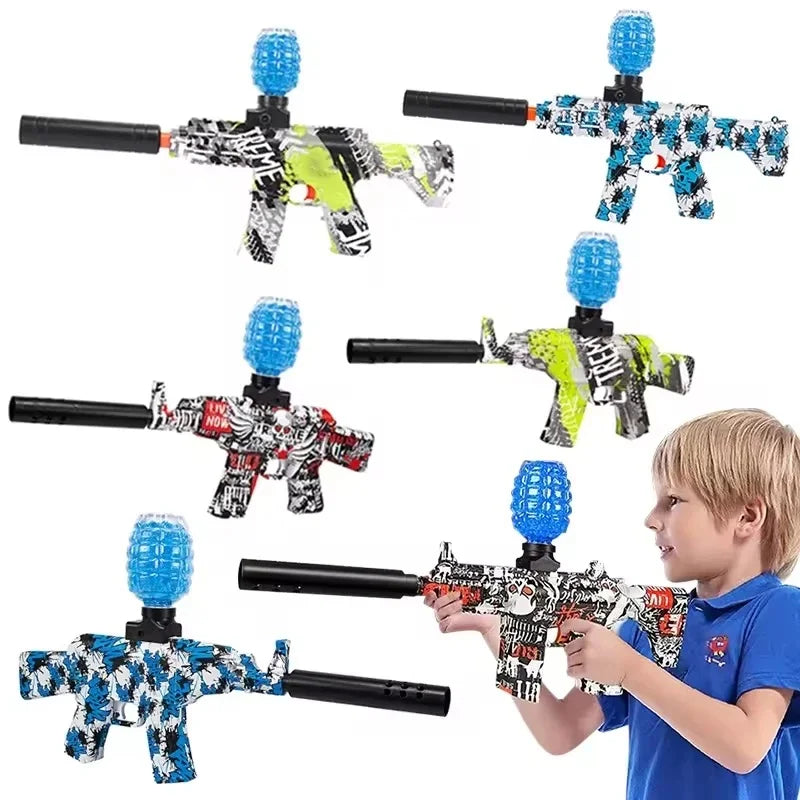 Armas Elétrica Gel Blaster Gun Brinquedos Crianças Disparando bolinhas de gel