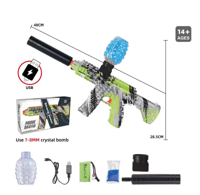 Armas Elétrica Gel Blaster Gun Brinquedos Crianças Disparando bolinhas de gel